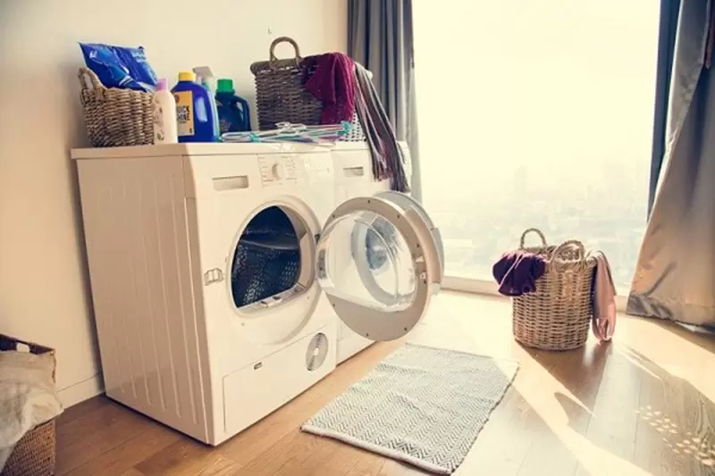 رفع مشکل تخلیه نشدن آب ماشین لباسشویی کنوود